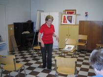 Tuolijumpan vetäjä Salli Mattila  