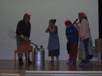 Sketsi esitys WPK:n talon juhlissa